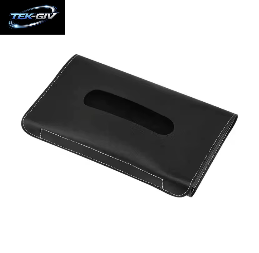 2 Farben Tissue Box PU Leder Auto Sonnenblende Hängen Halter Auto Tissue Boxen Auto Innen Lagerung Dekoration Zubehör