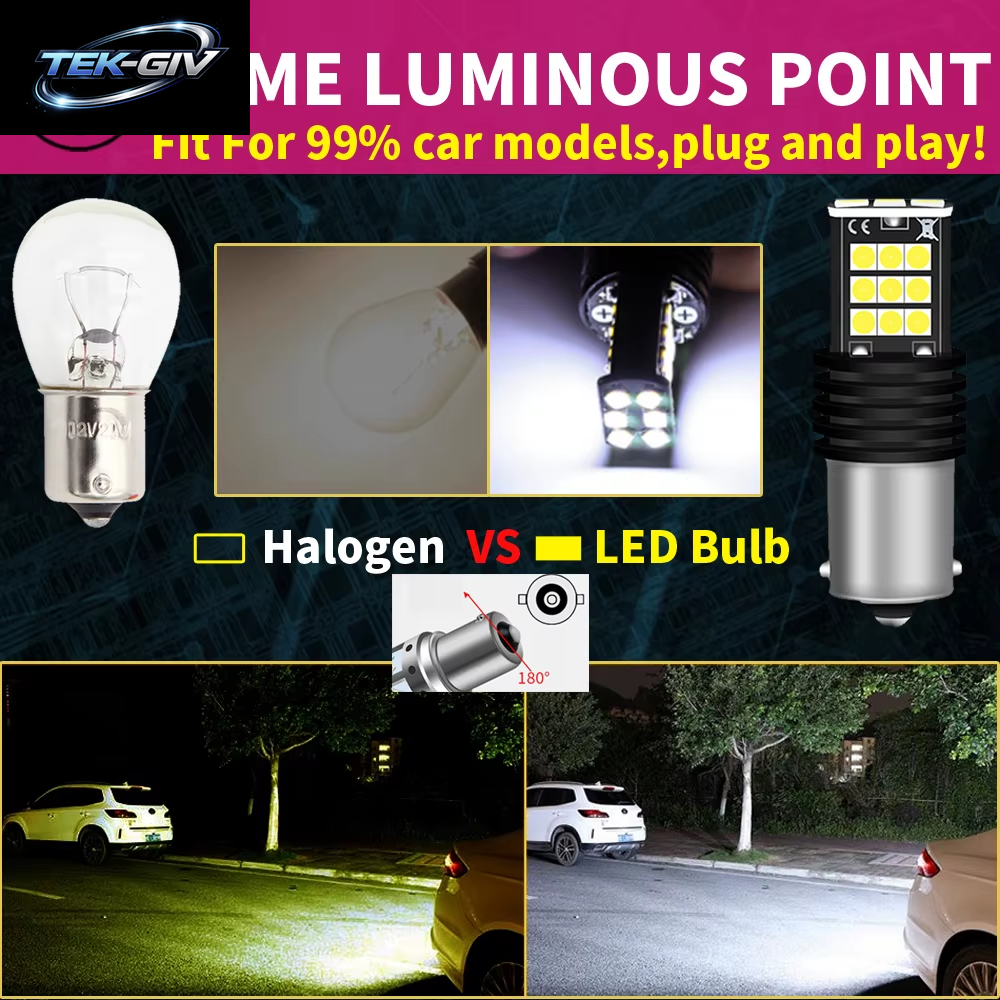 2 Stücke LED Backup Licht Blub Reverse Lampe P21W 7506 BA15S Canbus Für Volvo C30 C70 S40 S60 S70 S80 V40 V50 V60 V70 XC60 XC70 XC90