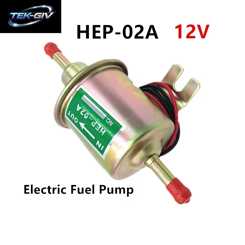 Elektrische Kraftstoffpumpe 12 V Niederdruck Bolzen Befestigungsdraht Universal Diesel Benzin Gaso Linie Für Auto Motorrad ATV Kraftstoffpumpe HEP-02A