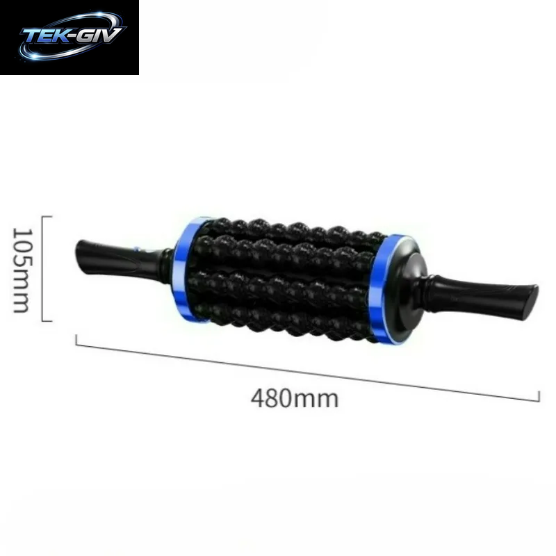 NEU Kabelloser Rollmassagegerät Wiederaufladbarer Vibrator 360° Rollender Perkussionsmassager Muskelentspannung Rücken Fuß Bein Entspanner