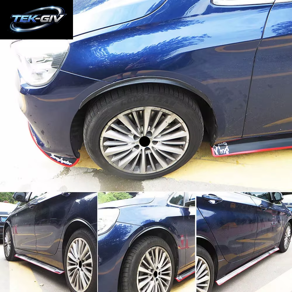 2 Stücke Universal Auto Rad Augenbraue Bögen Lippen Glänzend Schwarz 73 Cm Auto Seite Fender Flares Verlängerung Schutz