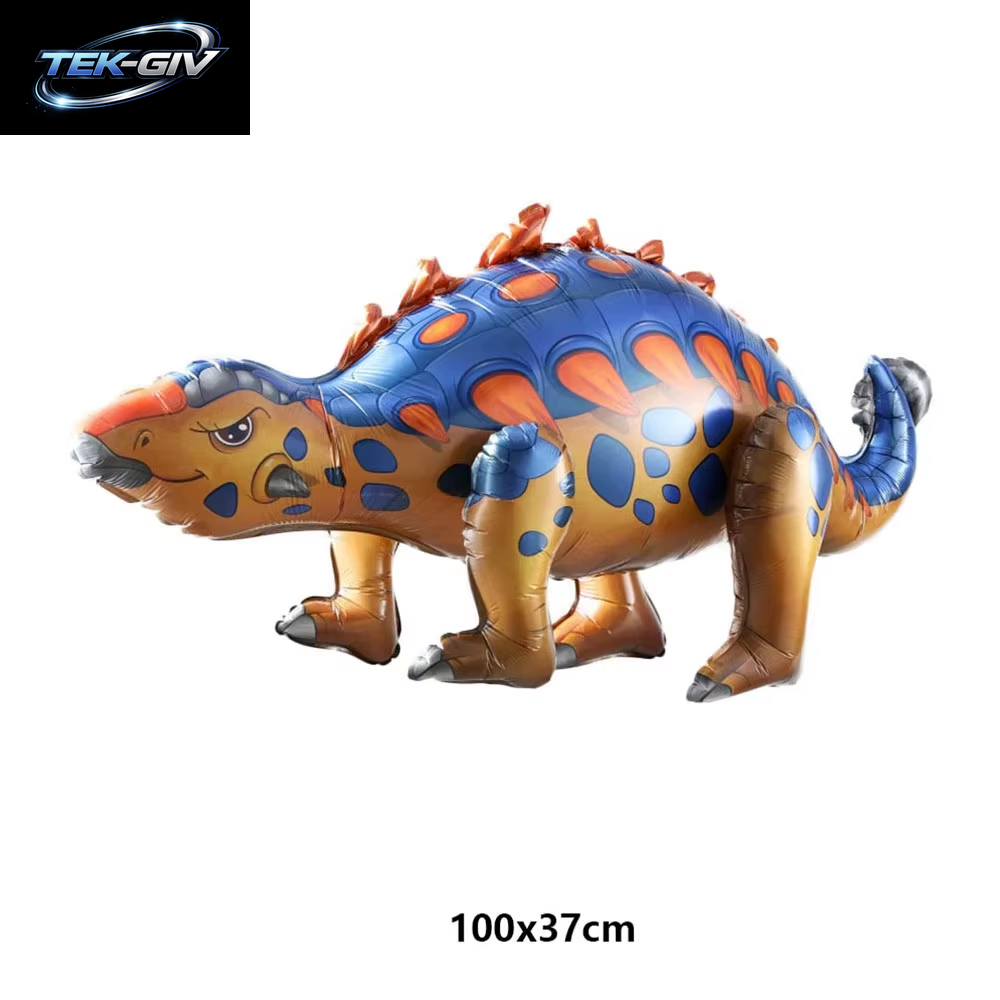 3D Stehender Dinosaurier Ballon Cartoon T Rex Dino Folienballon Für Party Dekoration Kindergeburtstag Partyzubehör