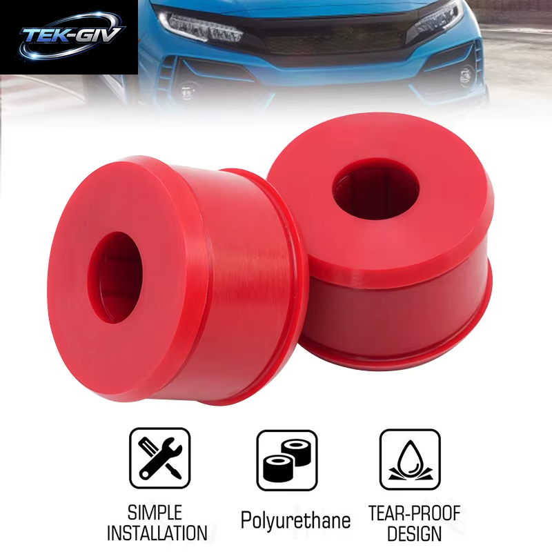 16.7106R Suspension Rear Längslenkerbuchsen Für Honda Civic 1988–2000 Für Integra 1994–2001, Rotes Gummi