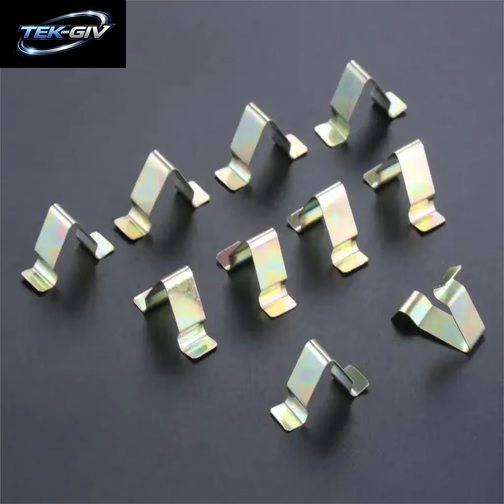 10PCS Für Audi Seat Skoda Splitter Auto Tür Trim Panel Futter Clips Metall Innen Polsterung Retainer Niet Auto Fastener Clip