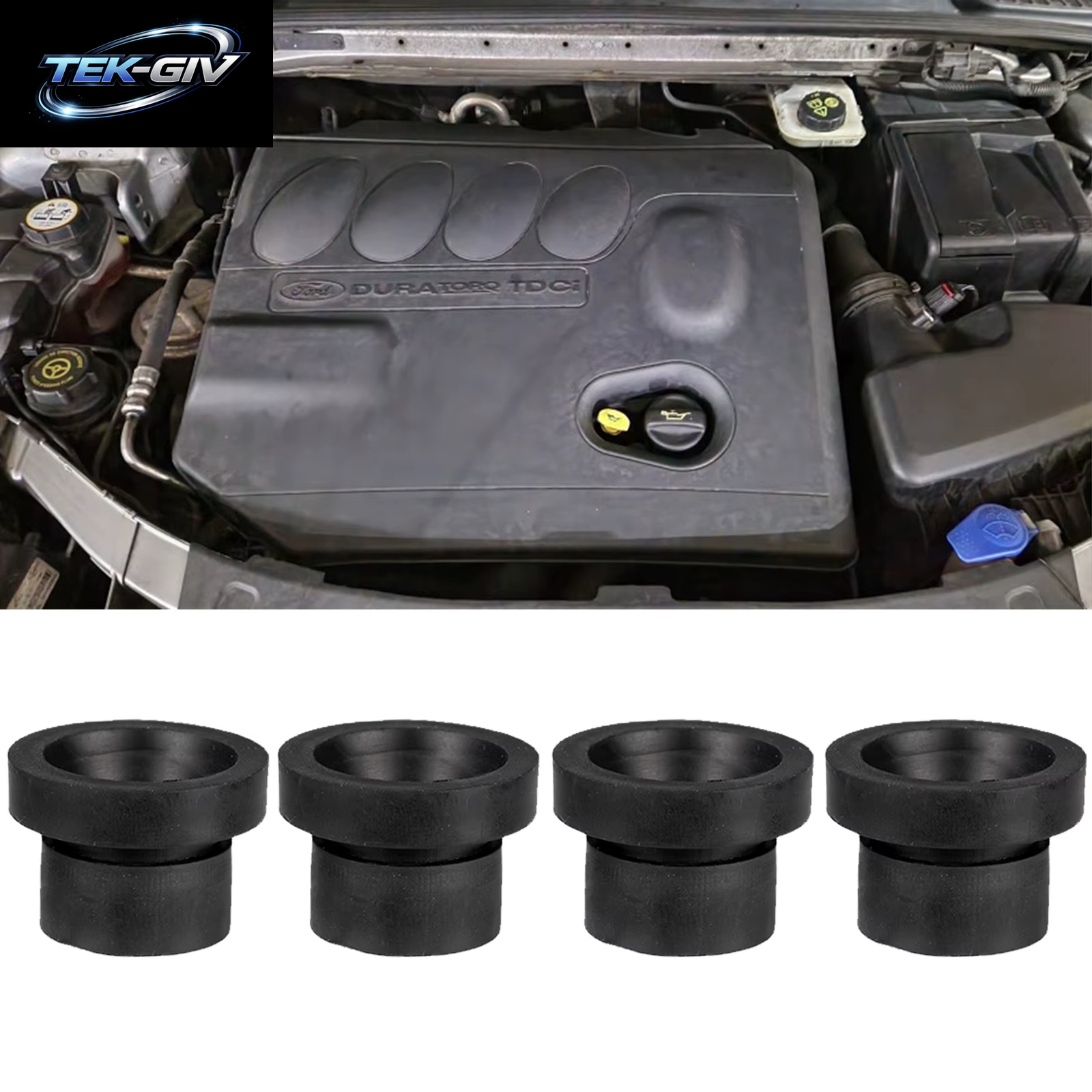 4X Gummi Motor Abdeckung Tülle Puffer Montieren Bush Stopper Motorhauben Dichtungen Für Volvo C30 V70 C70 S40 V50 S80 2007 2008 2009