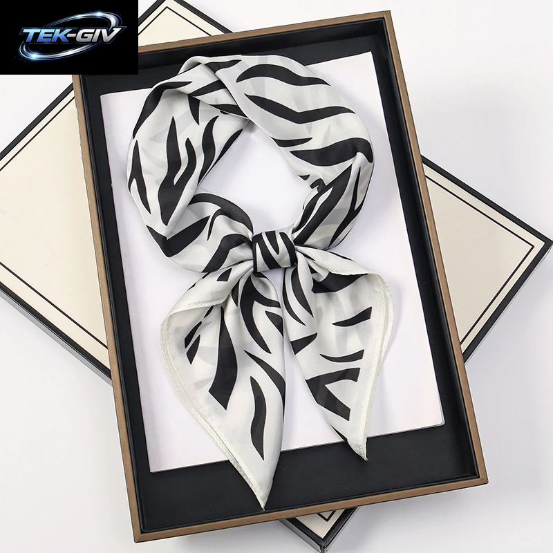 60 Farben Luxus-Schal Für Damen 70*70Cm Seidengefühl Quadratisches Haartuch Foulard Satin-Schal Großformatiges Kopftuch Hijab Taschentuch
