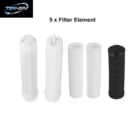 3+2 Wasserfiltersystem 5 Stufen Trinkwasserfilter Luftreiniger Für Haushaltsküche Mit Filterkartusche Kit Wasserhahnfiltration