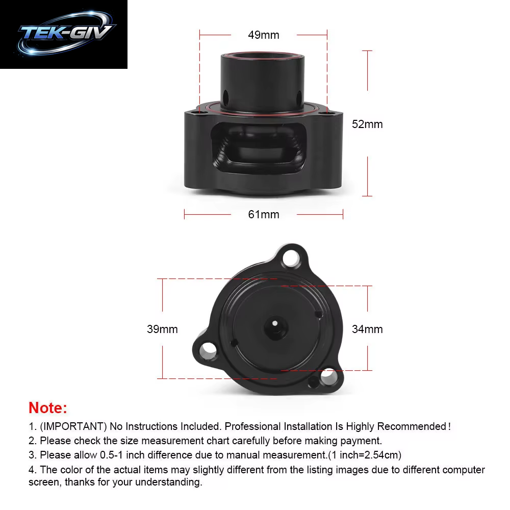 Aluminium Auto BOV Adapter VTA DV+ Umlenkventil T9451 Für Audi Für Volkswagen 2.0T TFSI