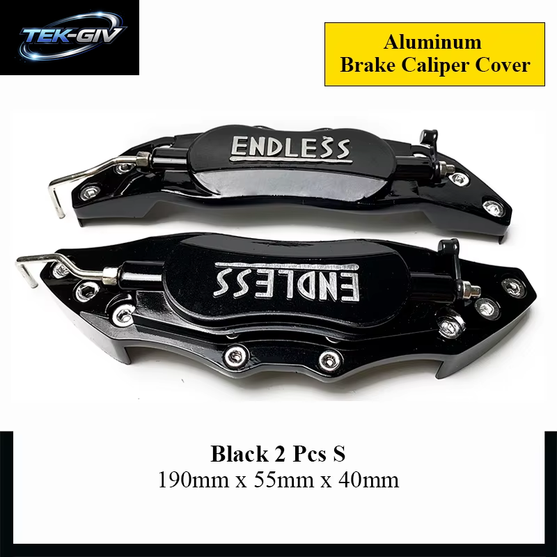 2Pcs S/M/L Metall Aluminium Auto 3D Disc Bremssattel Abdeckungen Aufkleber Für Hyundai KIA Alfa Romeo AUDI BMW Mercedes Benz Zubehör