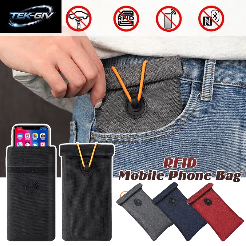 Faraday-Tasche Für Autoschlüssel, Smartphone, Rfid-Signalblockierung, Diebstahlschutz, Schlüsselloser Zugang, Abschirmtasche, Schutz Der Privatsphäre