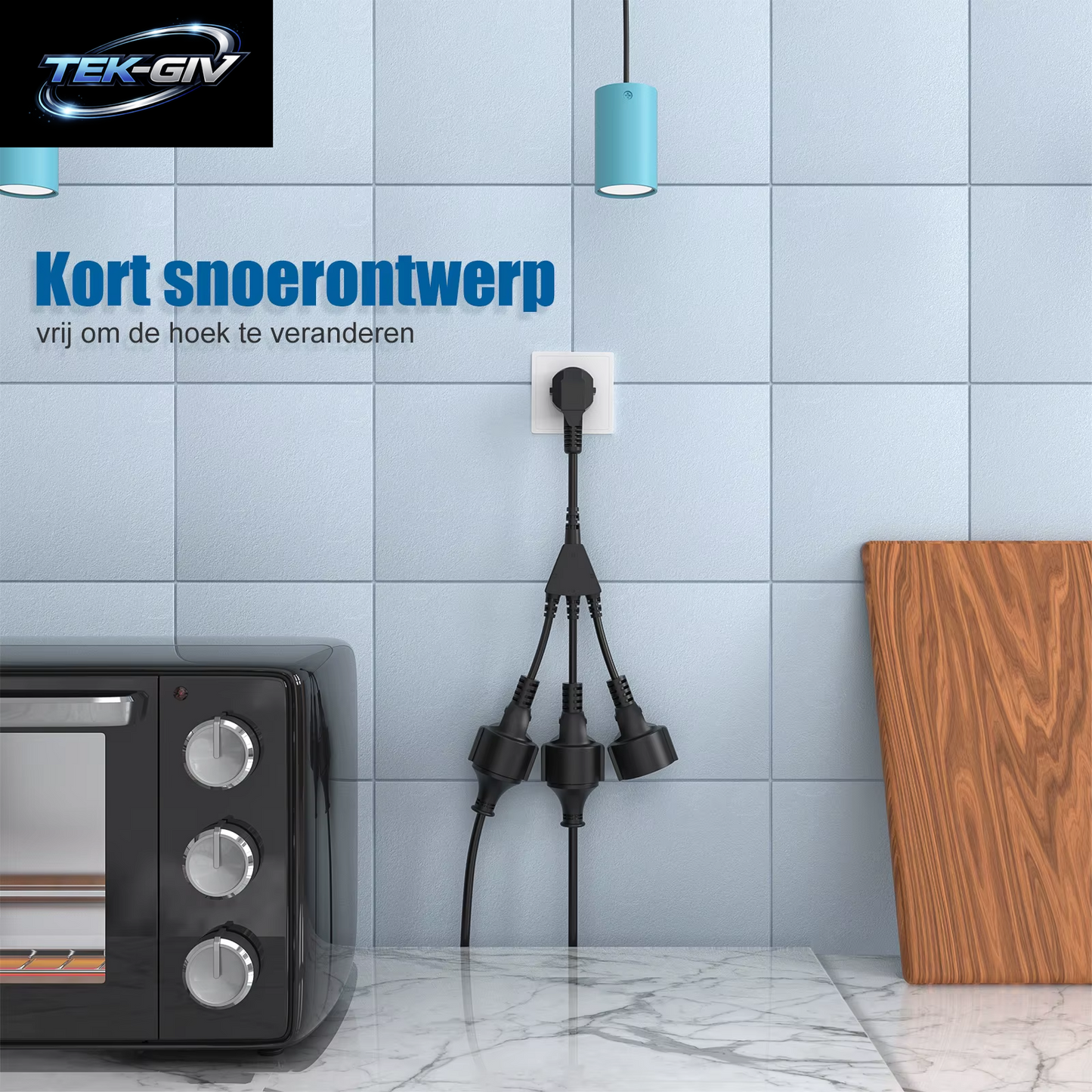 EU Europäisches Stromverlängerungskabel Mit 3 Ac-Schuko-Buchsen, 250 V/16 A, Stromversorgungskabel, Dreifachstecker-Adapter Für Computer Und Zuhause