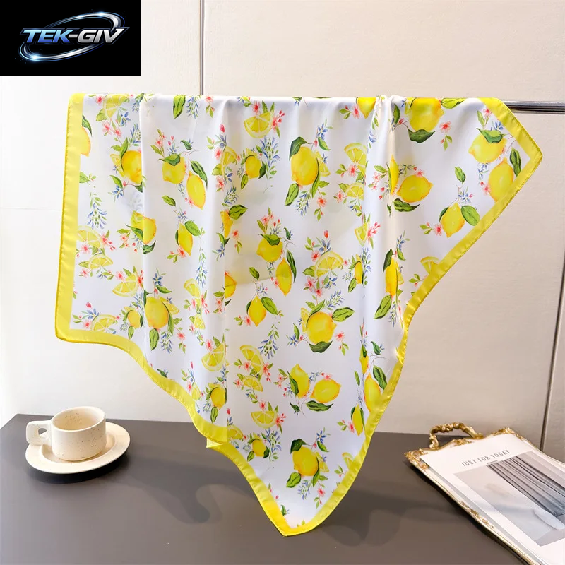 Luxus Neue Gedruckt Schals Frauen Seidenschal Frühling Und Sommer Blumen Dekorationen Kleine Krawatten Haarbänder Taschen Großhandel