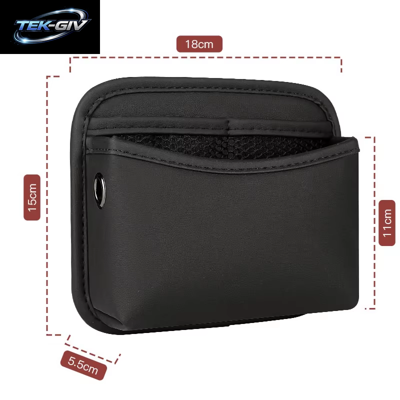 Selbst Klebende Auto Aufbewahrung Tasche Klebrige Organizer Tasche Sitz Rückseite Seitentür Verstauen Aufräumen Kit Für Telefon Geldbörse Karte