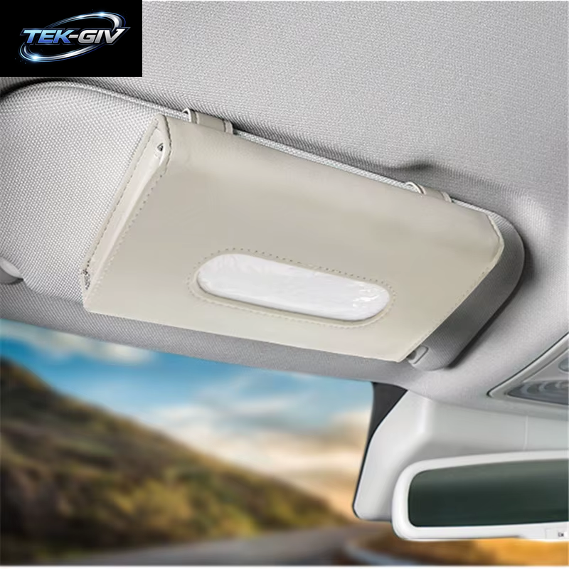 1Pcs Auto Tissue Box Handtuch Sets Auto Sonnenblende Tissue Box Halter Auto Innen Lagerung Dekoration Für BMW Auto Decor Zubehör