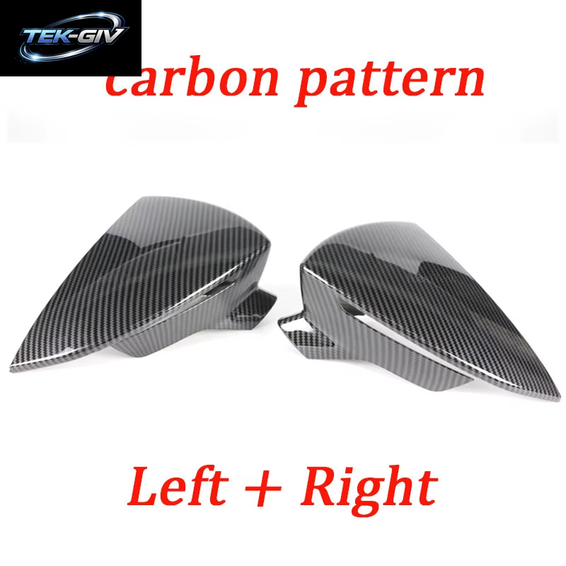 Seite Spiegel Kappen Carbon Faser Für SEAT Leon MK3 5F ST FR Cupra Ibiza Mk5 Arona KJ7 2017-2019 2020 Rückspiegel Abdeckung Fall