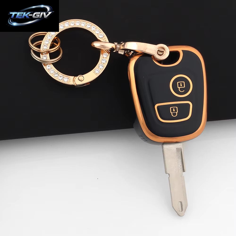 Rosa TPU Auto Fernbedienung Smart Key Fall Abdeckung Shell Fob Schlüsselbund Für Peugeot 107 206 207 307 Für Citroen C1 C2 C3 C4 Für Toyota Aygo