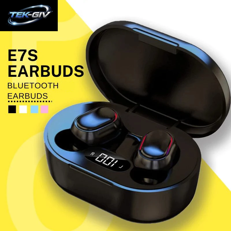 E7S TWS Drahtlose Kopfhörer Bluetooth Kopfhörer Steuerung Sport Headset Wasserdichte Mikrofon Musik Kopfhörer Arbeit Auf Alle Smartphones