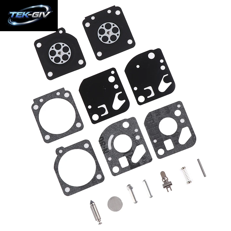 15 TEILE/SATZ Vergaser Carb Dichtung Membran Reparatur Rebuild Kit Fit Für Zama RB-29 Carb Gebläse Trimmer Großhandel