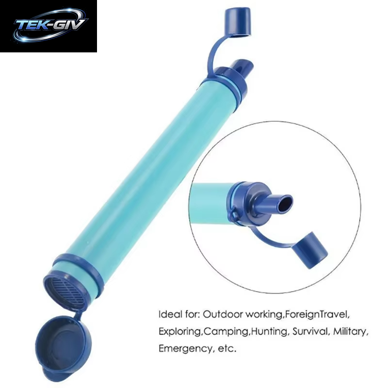 Outdoor Mini Wasserfilter Stroh Camping Reinigung Tragbarer Wanderwasserreiniger Für Überleben Oder Notfallbedarf