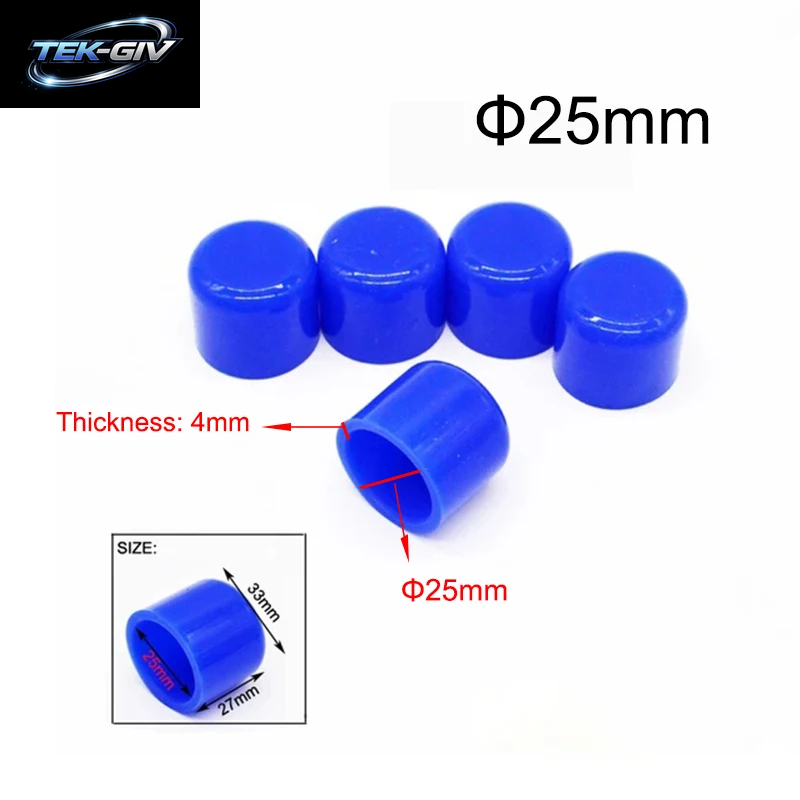 5 Stücke Silikon Blindkappe Einlass Vakuum Schlauch End Stopfen Dichtung Stecker Auto Auto Zubehör Teile 4/6/8/10/12/16/19/25/30/32Mm