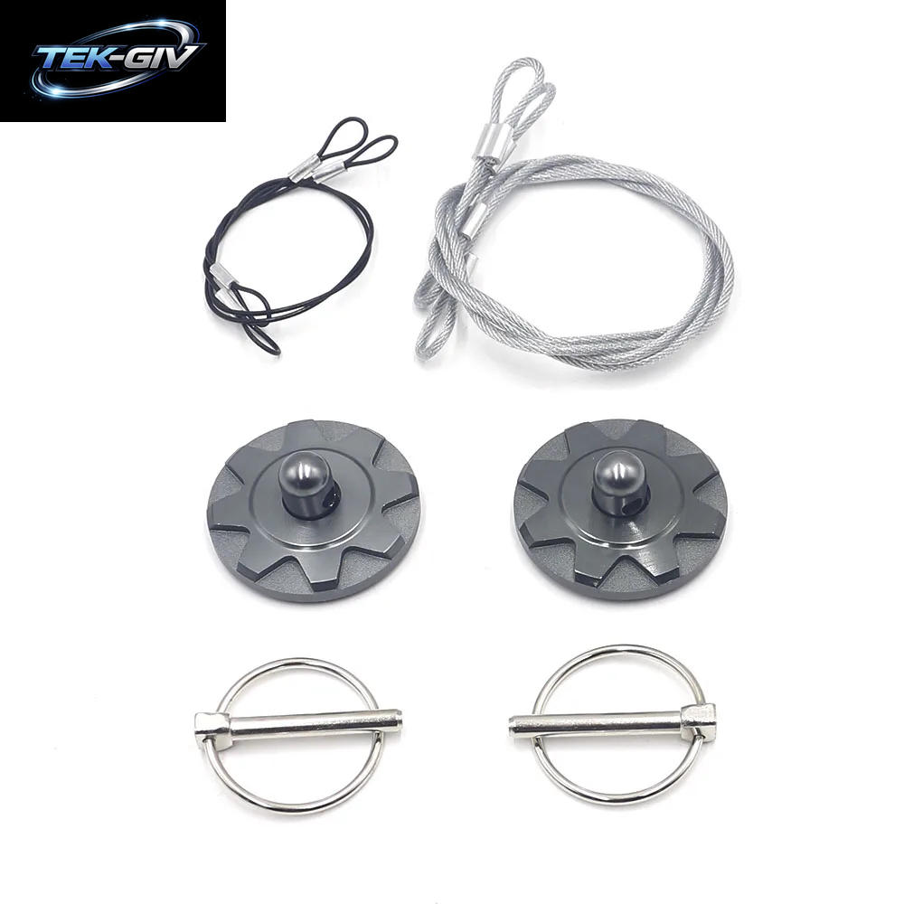 Racing Auto Motorhaube Aluminium Lock Latch Kit Universal Motorhaube Pin Set Automotive Zubehör