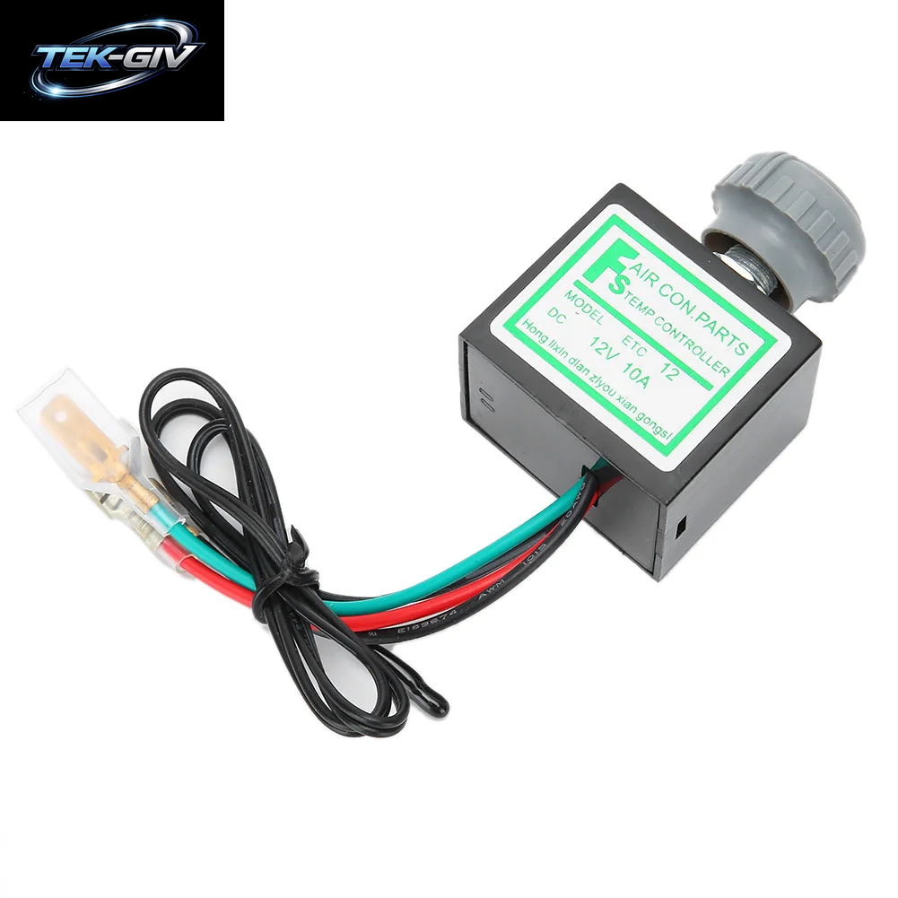 1Pcs 12V/24V Auto Klimaanlage Elektronische Thermostat Schalter Temperatur Control Auto Zubehör A/C Elektronische Thermostat