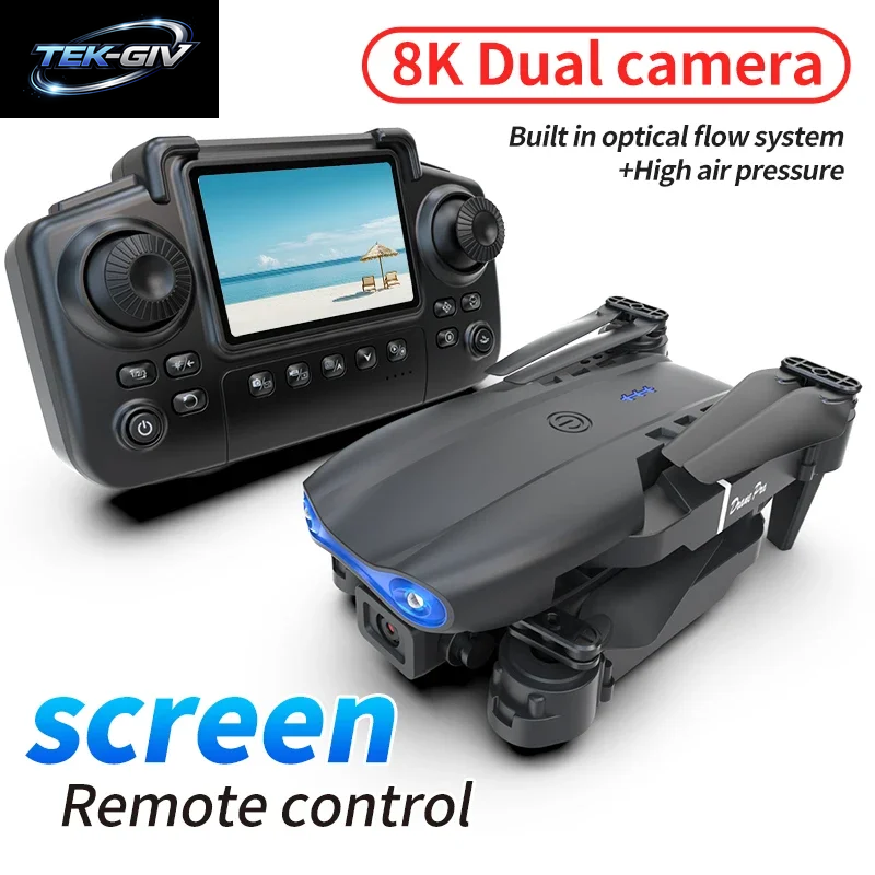 E99 Pro Drohne Mit 8K HD Kamera Fernbedienung Quadcopter Vierachsige Flugzeughöhe Halten GPS Fliegendes Spielzeug Für Luftaufnahmen
