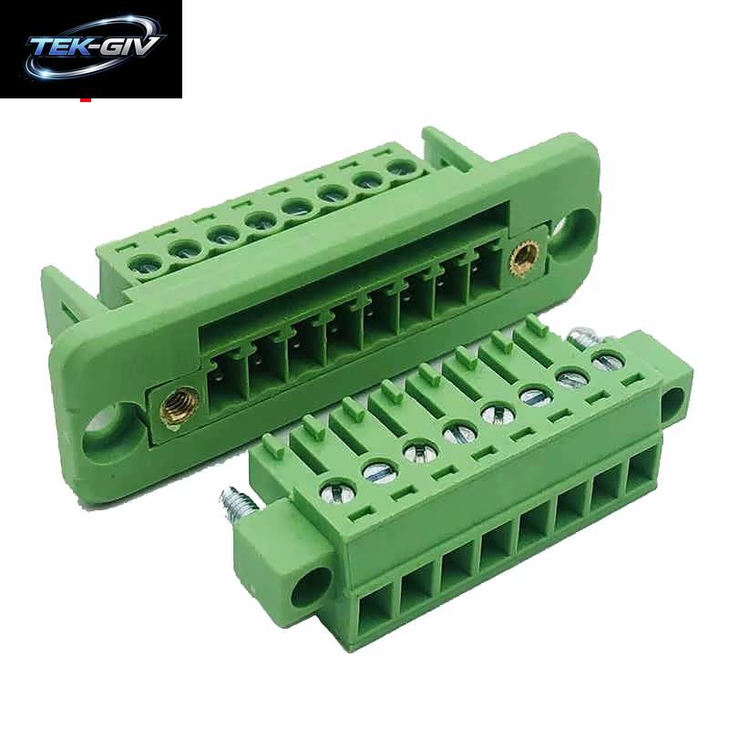 1Set Pitch 3,81Mm 2P/3P/4P/5P/6P/8P/9P Steckbare Terminal Block Stecker JM15EDGKM 3,81Mm Pitch
