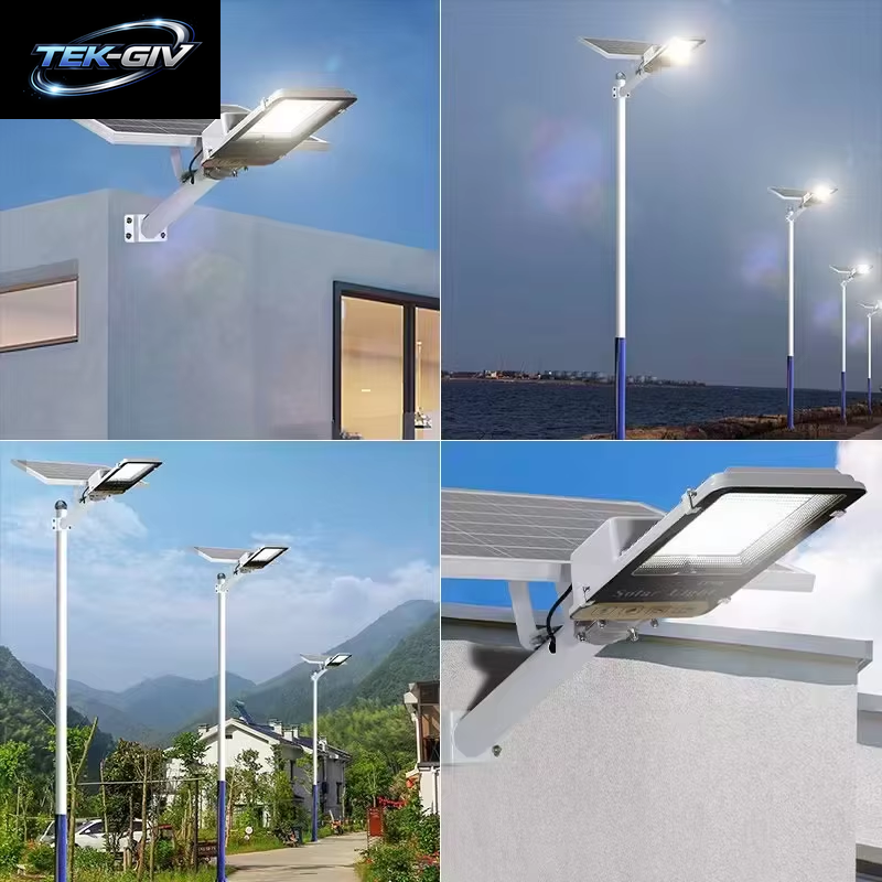 Aluminium 8000Mah High Power Solar Licht Outdoor Solar Straße Licht Wasserdichte Straße Licht Für Garage Garten Terrasse Wand Lampe