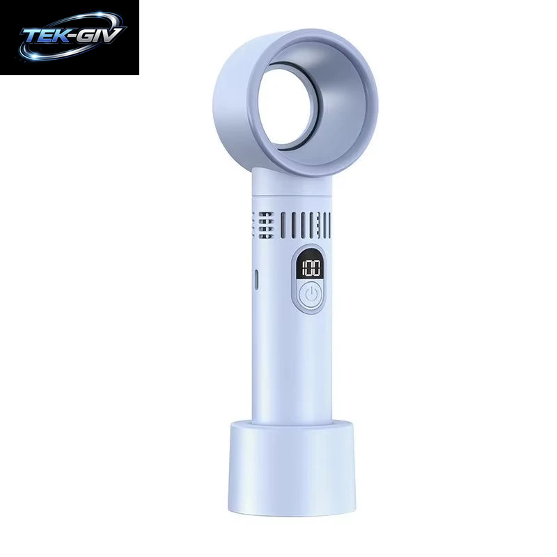 Lenovo Mini Handventilator 100 Geschwindigkeiten Turbo-Windpistole USB Wiederaufladbar Tragbares Outdoor-Kühlgerät 2026 Neu