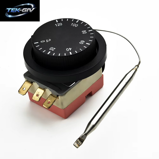 Einstellbare Elektrische Lüfter Thermostat Schalter Kühler Temperatur Control Sonde 250 V Stahl Und Kunststoff 0 ~ 120 Grad Kapillare Die