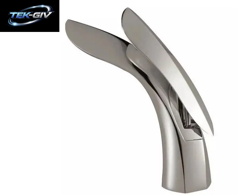 Becken Armaturen Moderne Rose Gold Bad Wasserhahn Wasserfall Einzigen Loch Kalt-Und Warmwasser Hahn Waschbecken Wasserhahn Mischer Wasserhähne XT-423
