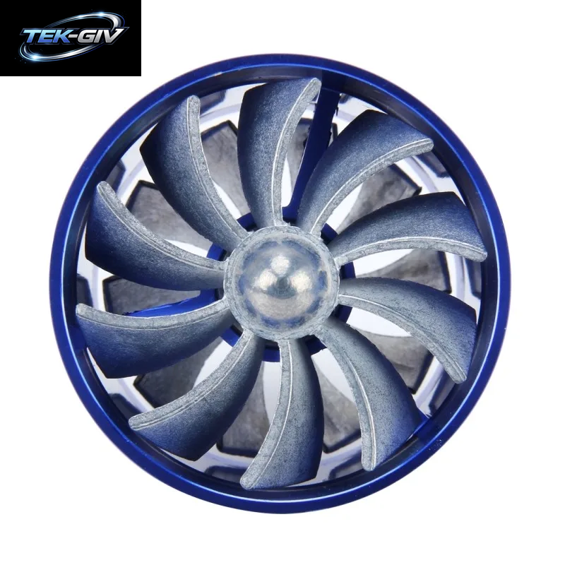 Einseitige Auto Lufteinlass Turbo Gas Heizöl Saver Fan Turbo Kompressor Turbine Motor Turbolader Power Modifiziertes Zubehör