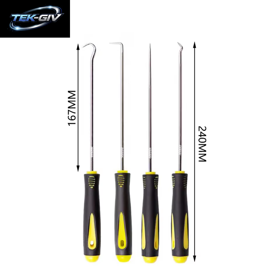 4 Stücke Pick Und Haken Set Auto Auto Öl Dichtung/O-Ring Dichtung Dichtung Pick Haken Puller Auto Wartung Werkzeuge Entferner Reifen Stein Reinigung