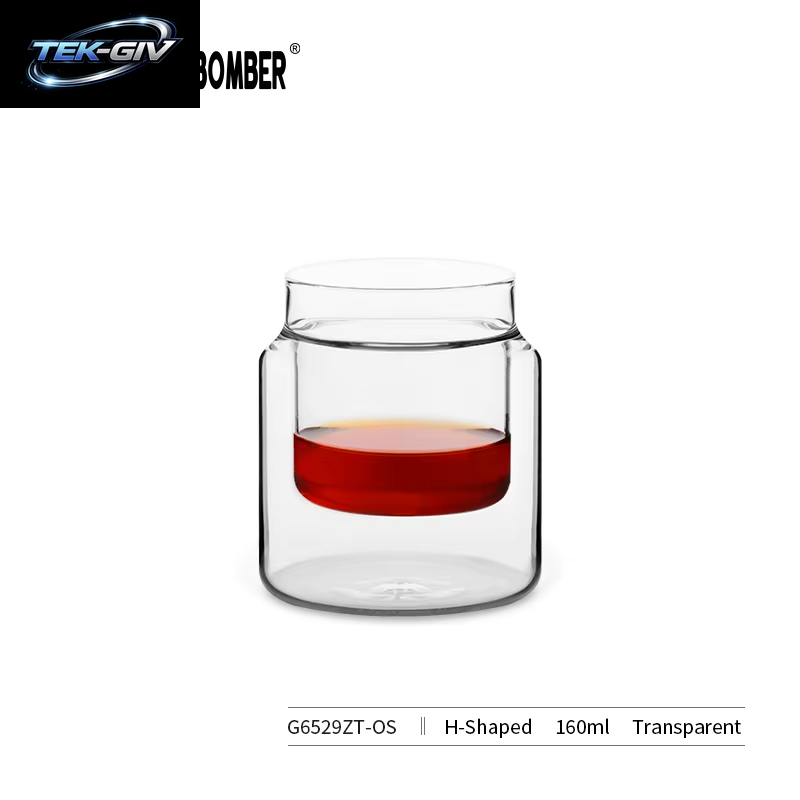 MHW-3BOMBER Doppelwandige Kaffeetasse, 130–160 Ml, Espresso-Gläser, Tassen, Klare, Isolierte Glas-Kaffeetassen Für Latte, Cappuccino, Tee