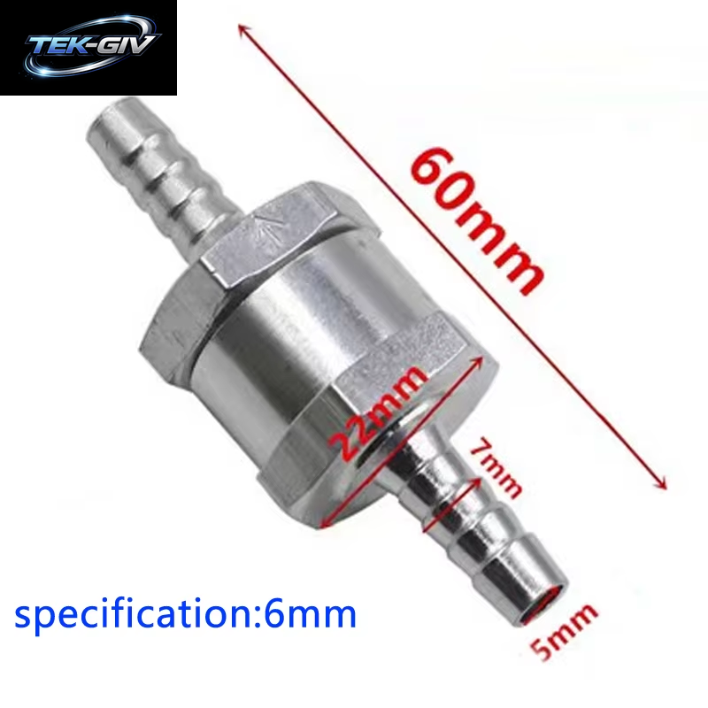 Universelles Rückschlagventil Aus Aluminiumlegierung, 6 Mm, 8 Mm, 10 Mm, Für Peugeot, Renault, Marine, Motorrad, Benzin, Diesel