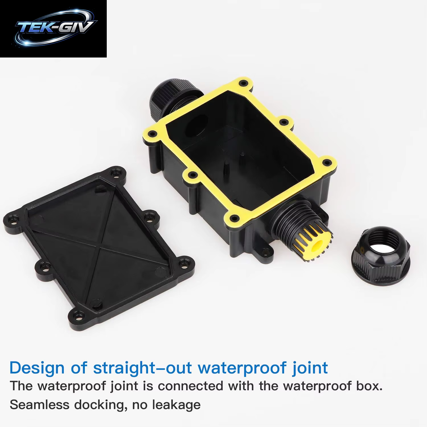 Wasserdichtes Ip68 Externes Anschluss Gehäuse 2-Wege-Stecker M20 Koaxialkabel-Anschluss Kabel 5-15Mm Außen Kabel