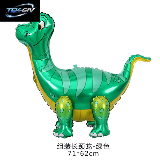 3D Stehender Dinosaurier Ballon Cartoon T Rex Dino Folienballon Für Party Dekoration Kindergeburtstag Partyzubehör