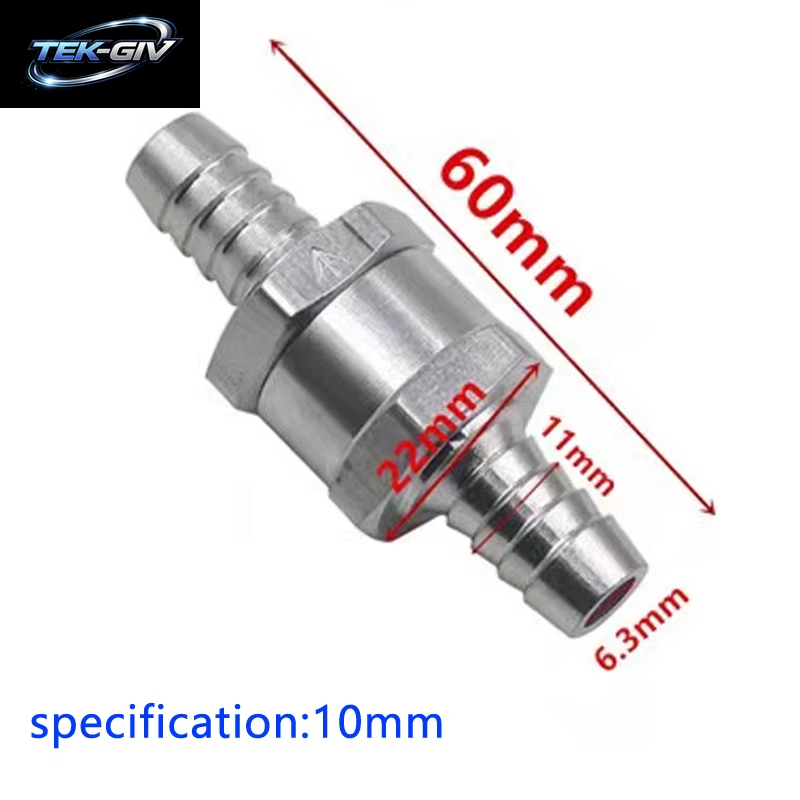Universelles Rückschlagventil Aus Aluminiumlegierung, 6 Mm, 8 Mm, 10 Mm, Für Peugeot, Renault, Marine, Motorrad, Benzin, Diesel
