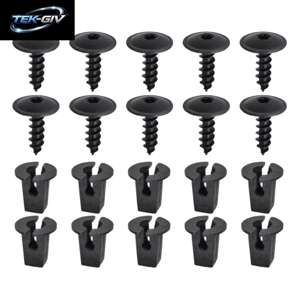 20/40 Stücke Auto Kotflügel Futter Snap Schrauben Für Volkswagen AUDI Motor Abdeckung Unterboden Spritzschutz Rad Verschluss Clips Bolzen