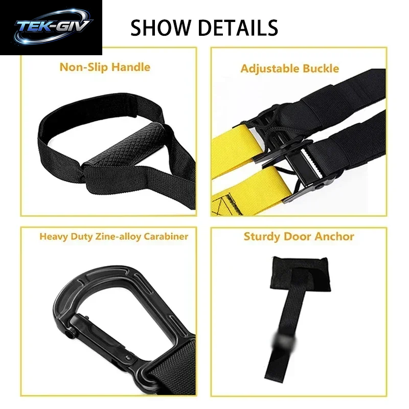 Neue 1-Set Suspension Training Strap Fitness Kraft Power Suspension Trainer Yoga Strap Wand Halterung Professionelle Trx Spanner