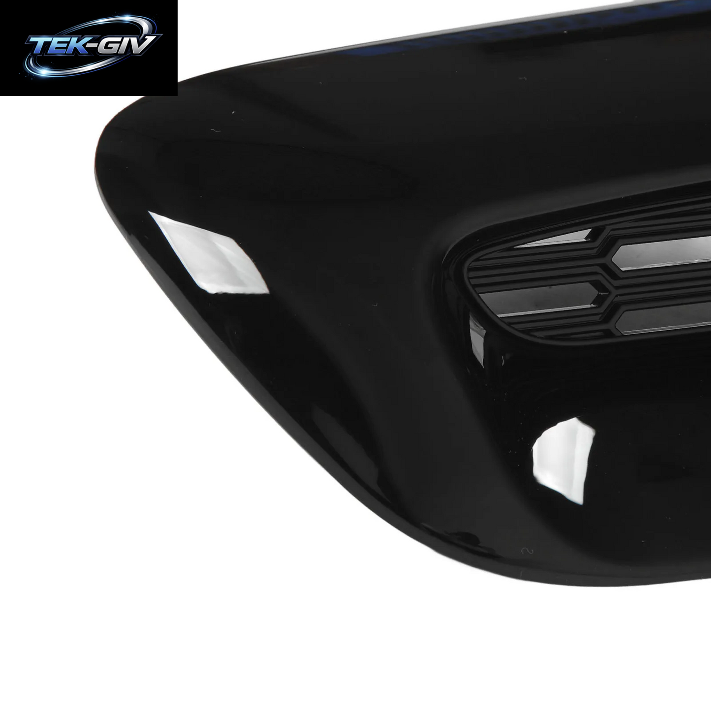 2Pcs Front Motorhaube Vent Trim Helle Schwarz Air Outlet Abdeckung Ersatz Für Cooper S R56 R55 R57 R58 R59