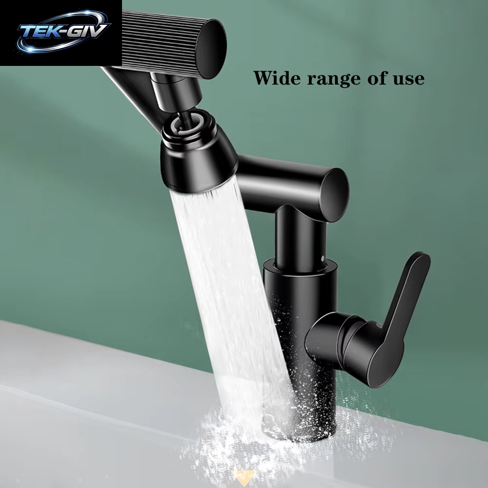 Mechanischer Arm Universal-Wasserhahn Badezimmer Küche Spritzwassergeschützter Wasserhahn Badezimmer-Arbeitsplatte Waschbecken Heiß- Und Kaltwasserhahn-Zubehör