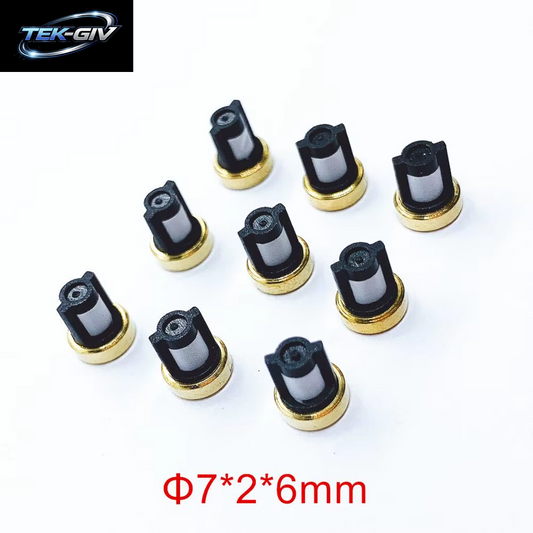 100 Einheiten Kraftstoff Injektor Micro Filter 7*6*3Mm Für Renault Megane Autos Ersatz Reparatur Service Teil AY-F1010