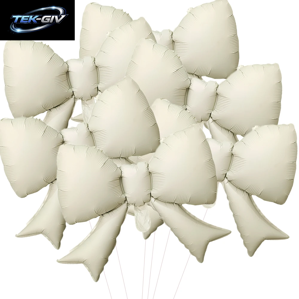 6 Stücke Baby Rosa Schleife Ballon Fliege Rosa Ballon Mini Bogen Ballon Hochzeit Braut Dusche Mädchen Geschenk Ballon Dekoration