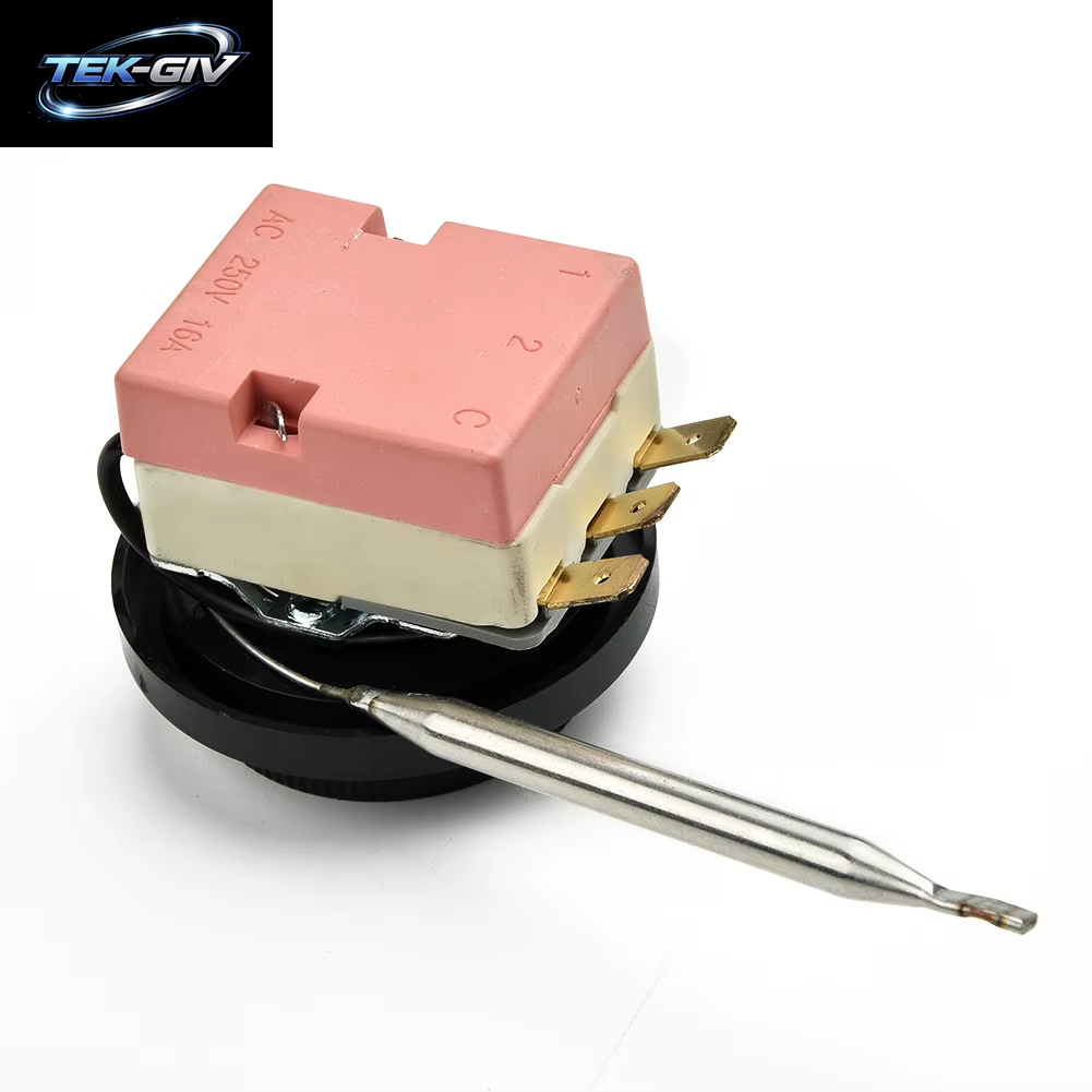 Einstellbare Elektrische Lüfter Thermostat Schalter Kühler Temperatur Control Sonde 250 V Stahl Und Kunststoff 0 ~ 120 Grad Kapillare Die