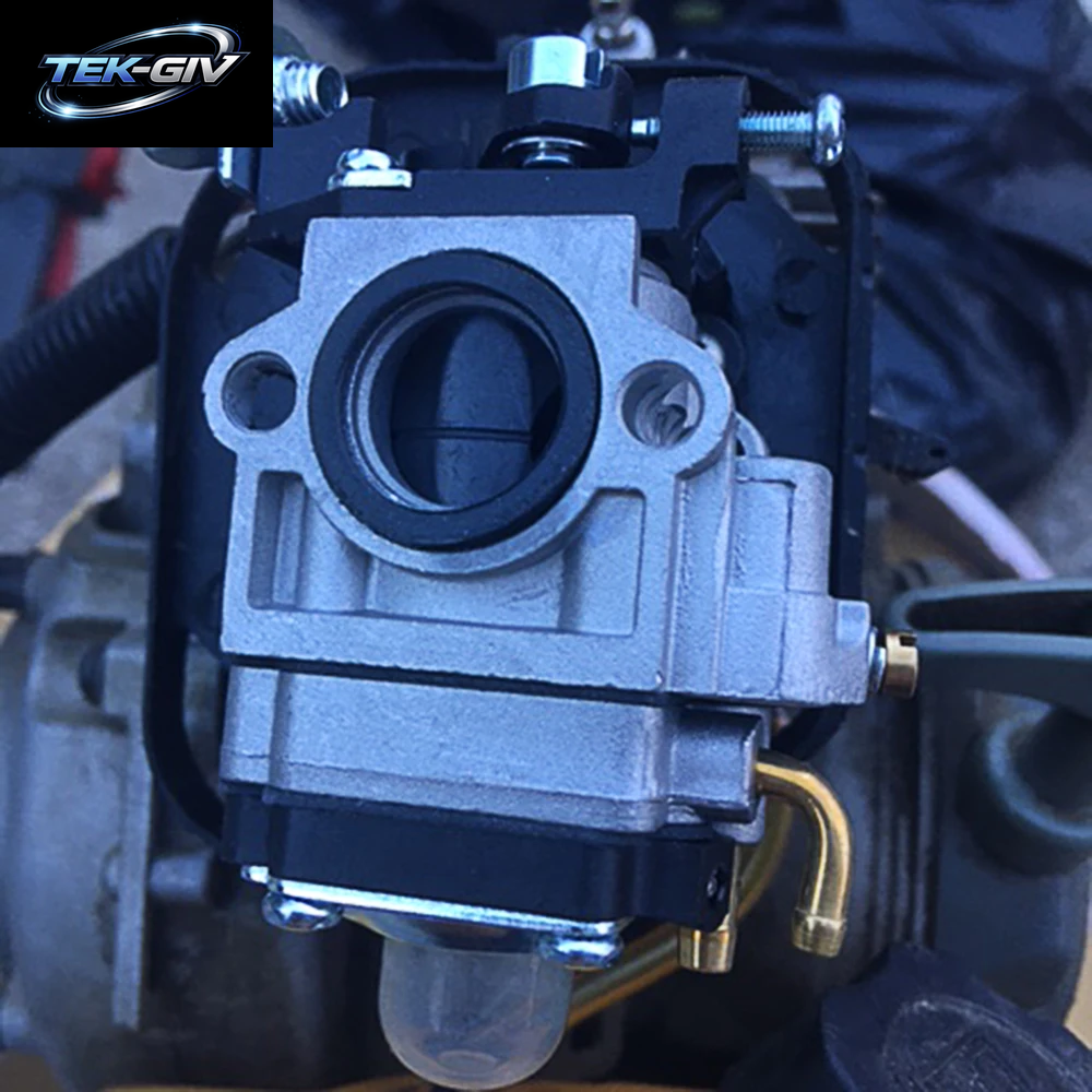 15Mm Vergaser Für 40Cc-49Cc Mini Roller ATV Strimmer Gras Cutter Kettensäge Carb Benzin Freischneider Motorrad Zubehör