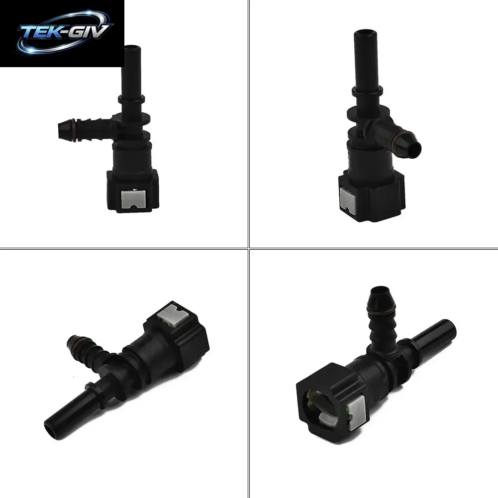 Auto Kraftstoff Linie Schlauch Schnell Release Stecker 7,89 ID6 Weibliche Bundy T Fitting Kraftstoff Linie Schlauch Koppler Vergaser Teil