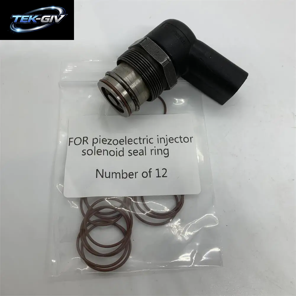 12PCS CRIN Piezo Injektor Magnetventil Dichtung Ring Dichtungen Reparatur Kits Für Simens