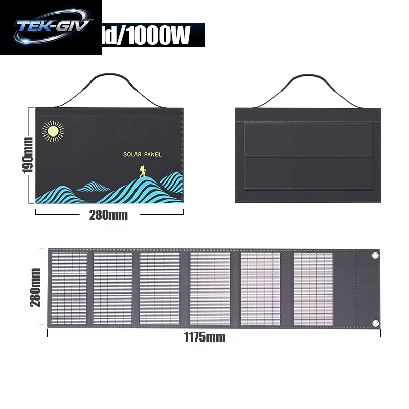 1000 W Solarpanel Tragbare Falttasche USB + DC Ausgang Solar Ladegerät Outdoor Netzteil Für Home Handy Stromgenerator